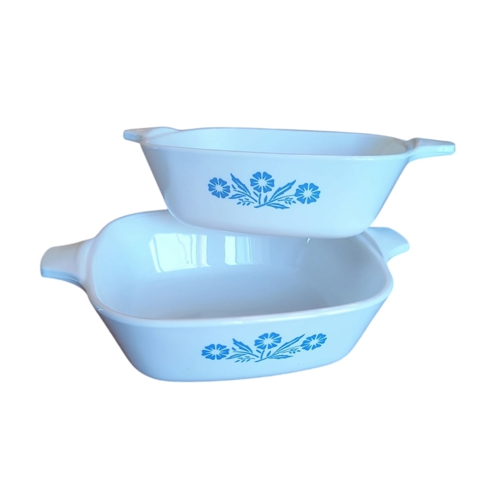 Vintage Corningware Petite Pan Cornflower Blue Baking Dish